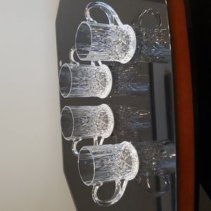 Vintage Lead Crystal Mugs